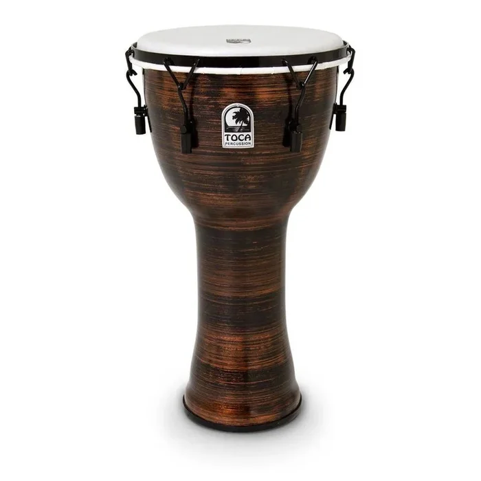 Toca Freestyle 2 Mechanically Tuned Djembe 12 Inch – Spun Copper