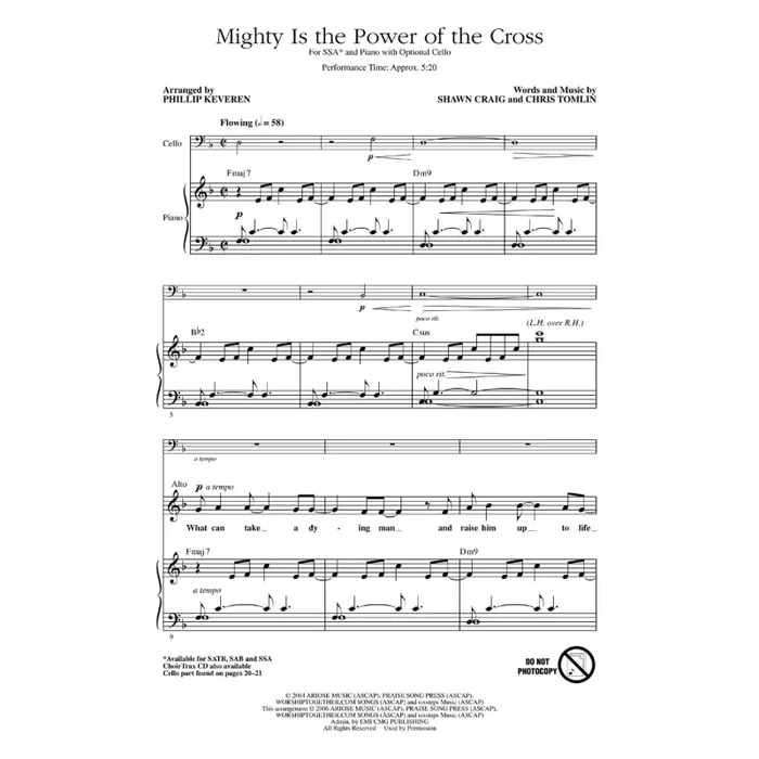Tomlin & Craig – Mighty Is the Power of the Cross