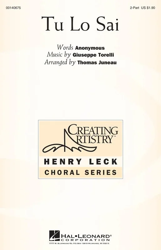 Tu Lo Sai 2 Part Treble (Octavo)