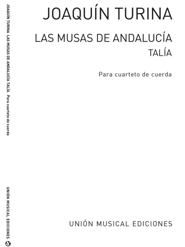 Turina Las Musas Andalucia Str/Quartet