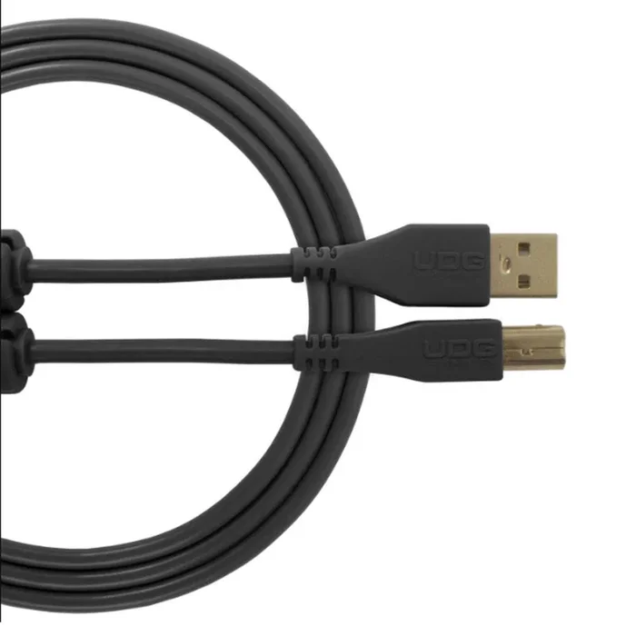 UDG Ultimate U95002 USB2 Cable A-B Black Straight 2m