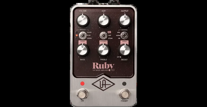 Universal Audio Ruby ’63 Top Boost Effects Pedal