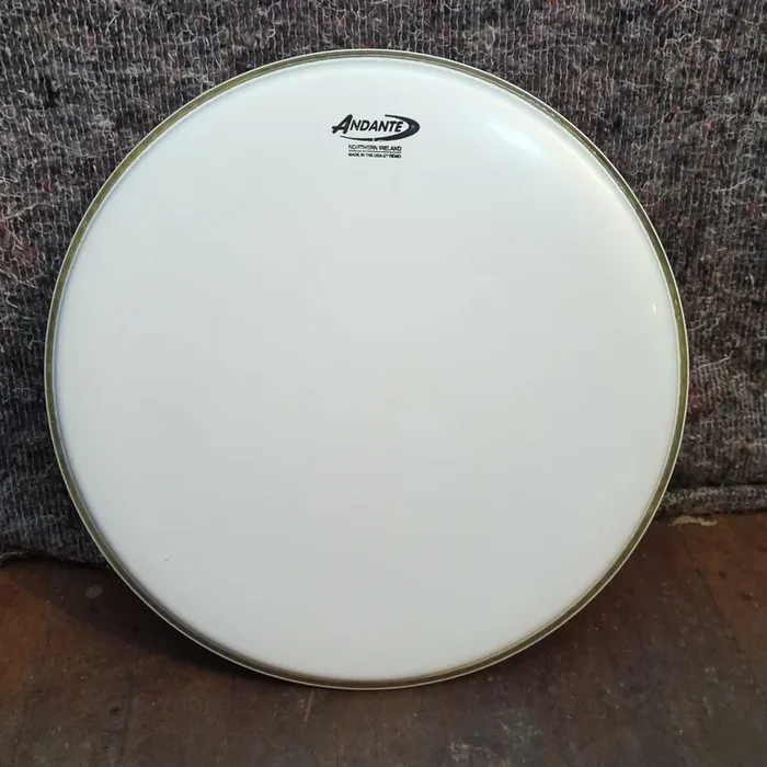 Used Andante Branded Remo 18″ Powermax Tenor Pipe Band Drum Head