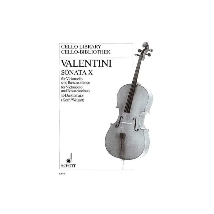 Valentini, Giuseppe – Sonata X E Major