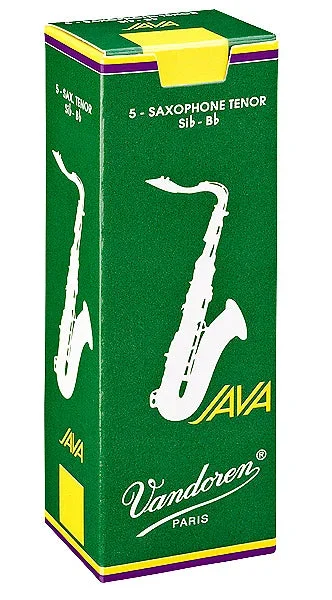 Vandoren Java Tenor Saxophone Reeds – 5 Pack of 5.0 Strength
