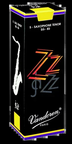 Vandoren Jazz ZZ Tenor Sax Reeds, 5-Pack, 3.0 Strength