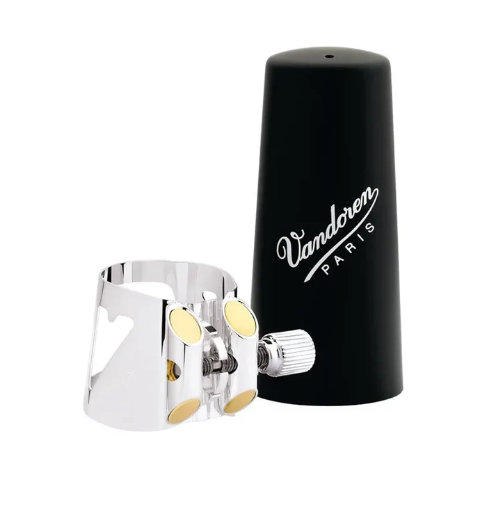 Vandoren Optimum Bass Clarinet Ligature – Silver Finish