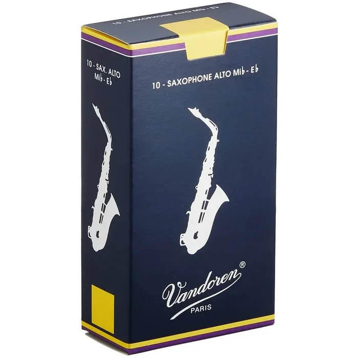 Vandoren SR212 Eb Traditional Alto Saxophone Reeds – 2.0 (10 Pack)