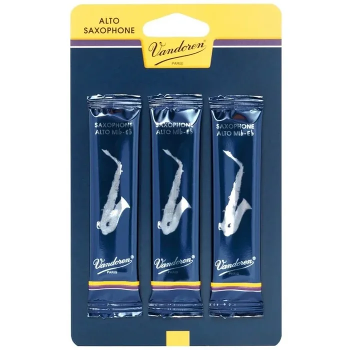 Vandoren SR212 Eb Traditional Alto Saxophone Reeds – 2.0 (3 Pack)
