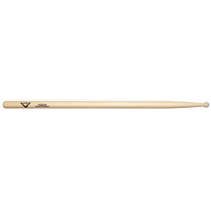 Vater Fusion Nylon Tip Drumsticks, 5A/5B Grip, Small Round Tip for Cymbal Clarity