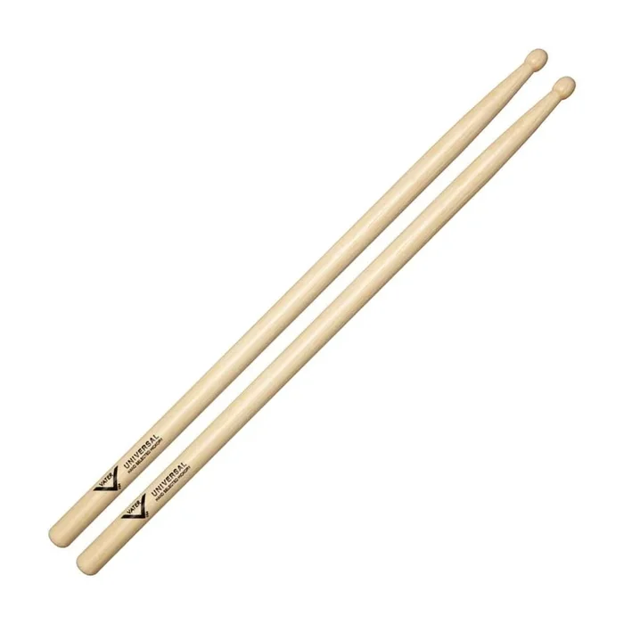 Vater VHUW American Hickory Universal Drumsticks – Wood Tip