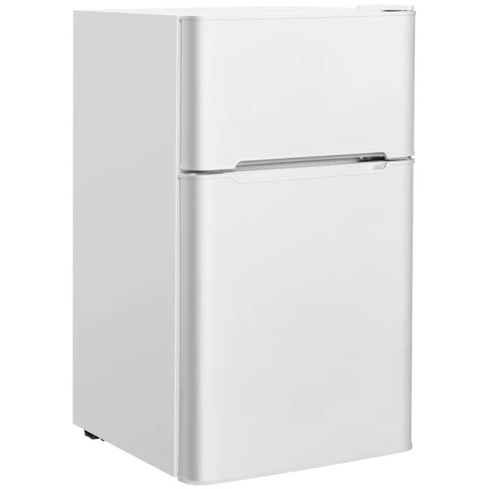 Vebreda 3.2 cu ft Compact Stainless Steel Refrigerator White