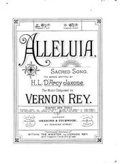 Vernon Rey : Vernon Rey : Alleluia – Piano, Voice – Faber Digital