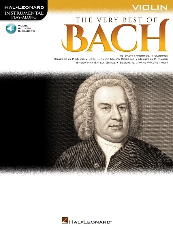 Very Best Of Bach For Violin Book/Online Audio