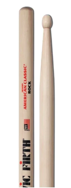 Vic Firth American Classic Rock (Pair) Drum Sticks Wood Tip