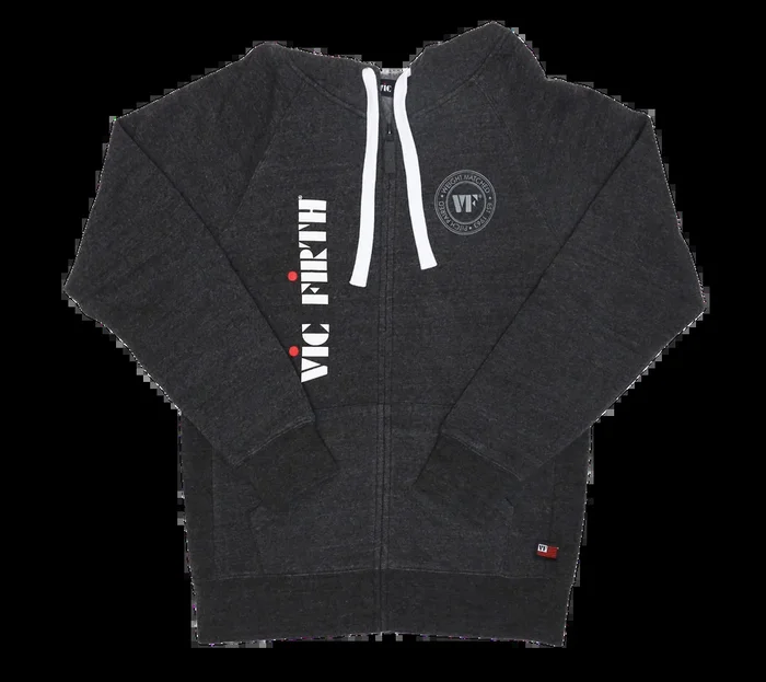 Vic Firth Zip Up Logo Hoodie – Large