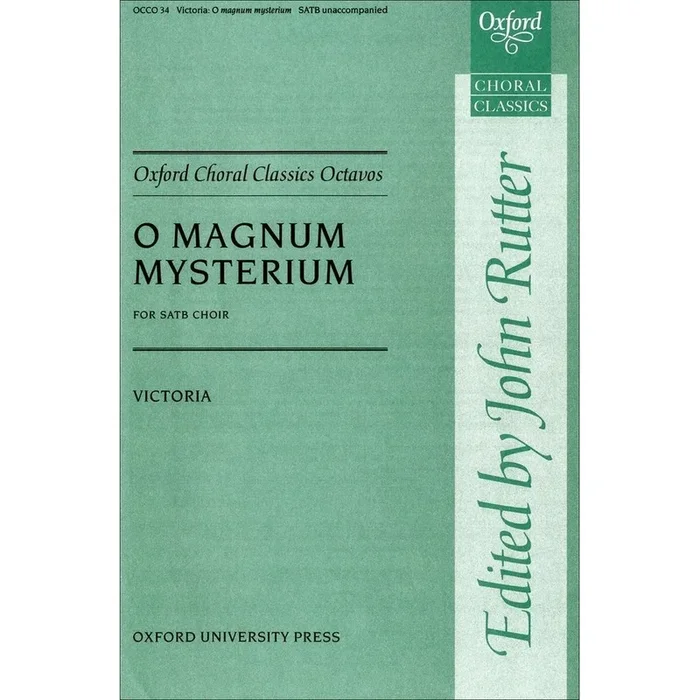 Victoria, Tomas Luis – O magnum mysterium