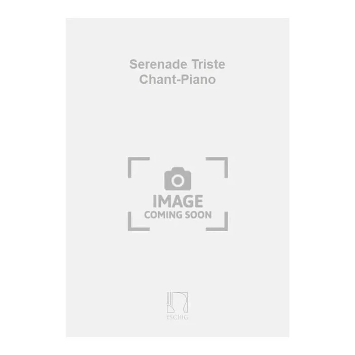 Vieu, Jane – Serenade Triste Chant-Piano