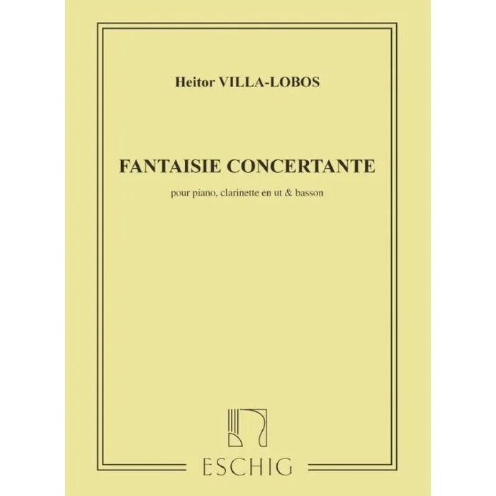 Villa-Lobos Fantaisie Concertantecl-Basson-Piano