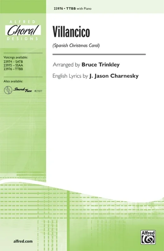 Villancico TTBB/Piano Arr Trinkley