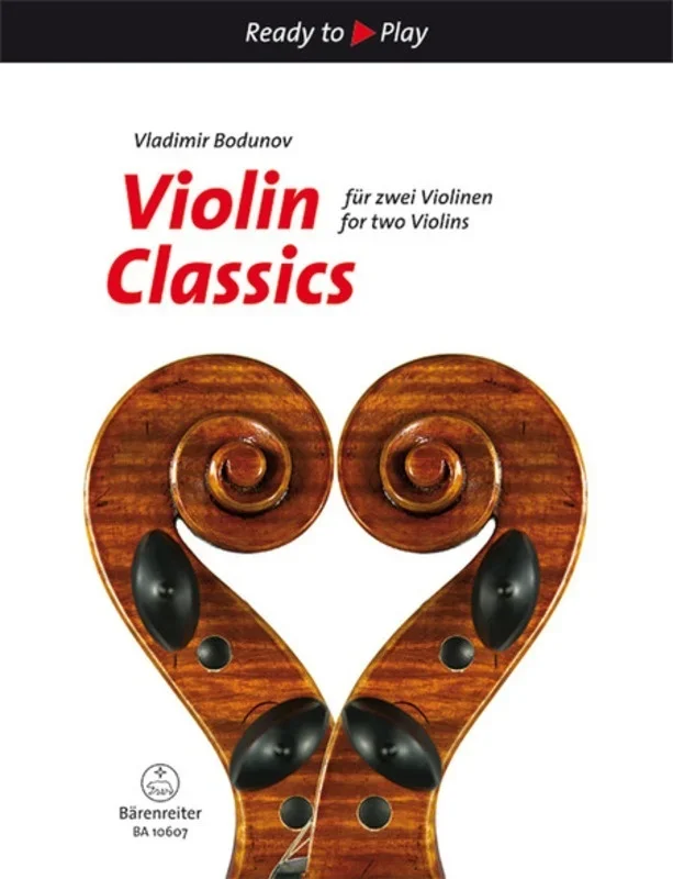 Violin Classics Arr Bodunov For 2 Violins Book