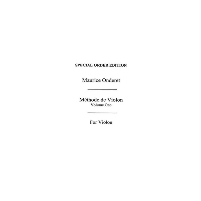 Violin Method Book 1