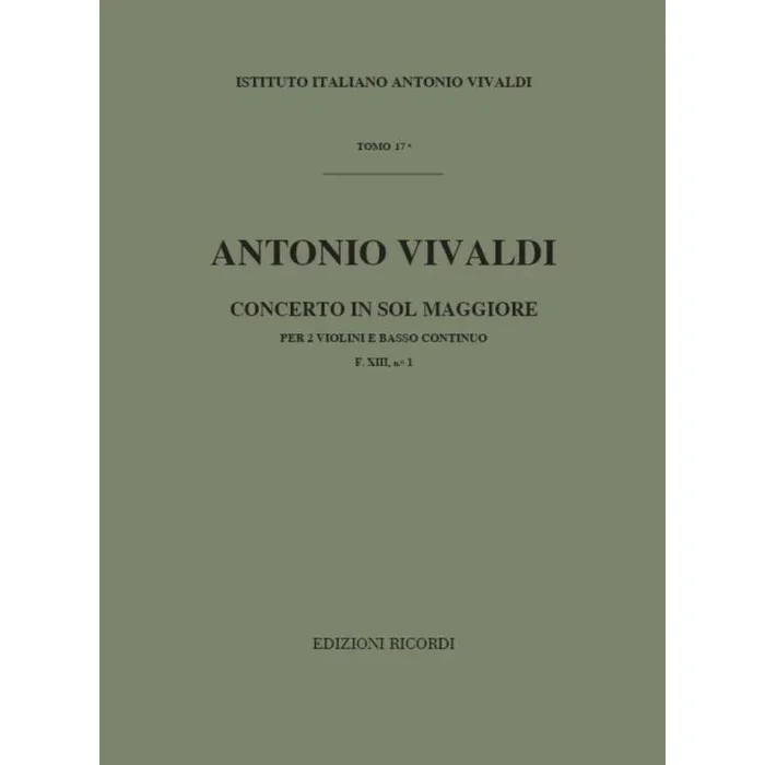 Vivaldi, Antonio – Sonata Per 2 Violini e BC in Sol Rv 71