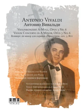 Vivaldi : Concerto A Minor: Op.3/6: Violin & Piano: Plus Instructional Dvd