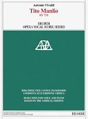 Vivaldi: Tito Manlio, RV 738
