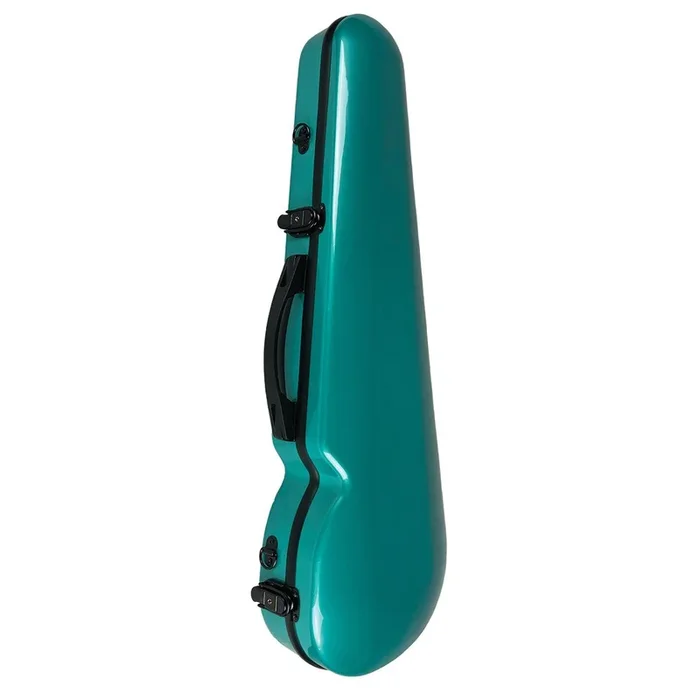 VIVO Teal Green Shaped Case for 3/4 Violin / 13″ Viola with Accessories Compartment