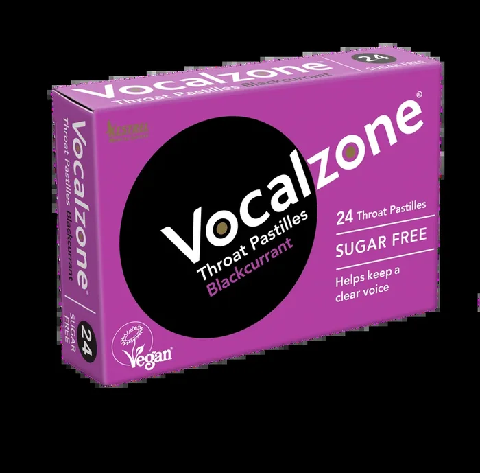 Vocalzone Blackcurrant Throat Pastilles