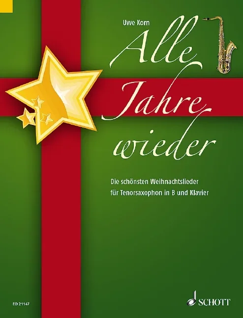 Vom Himmel hoch, – tenor saxophone in Bb and piano – Schott Digital