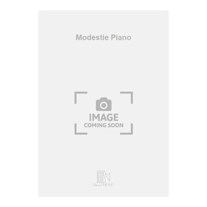 Waldteufel, Emile – Modestie Piano