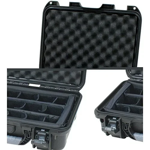 Water Proof Utility Case with Dividers Size: 16.7″ H