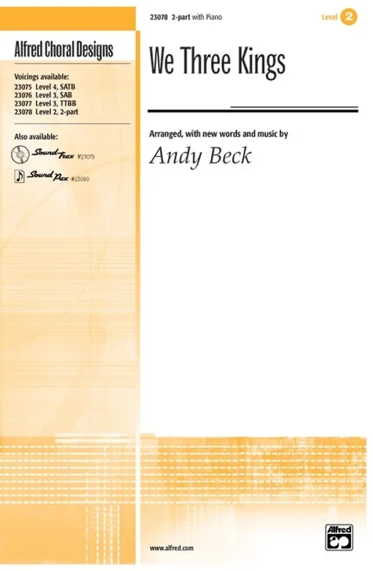 We Three Kings 2Pt/Piano Level 2