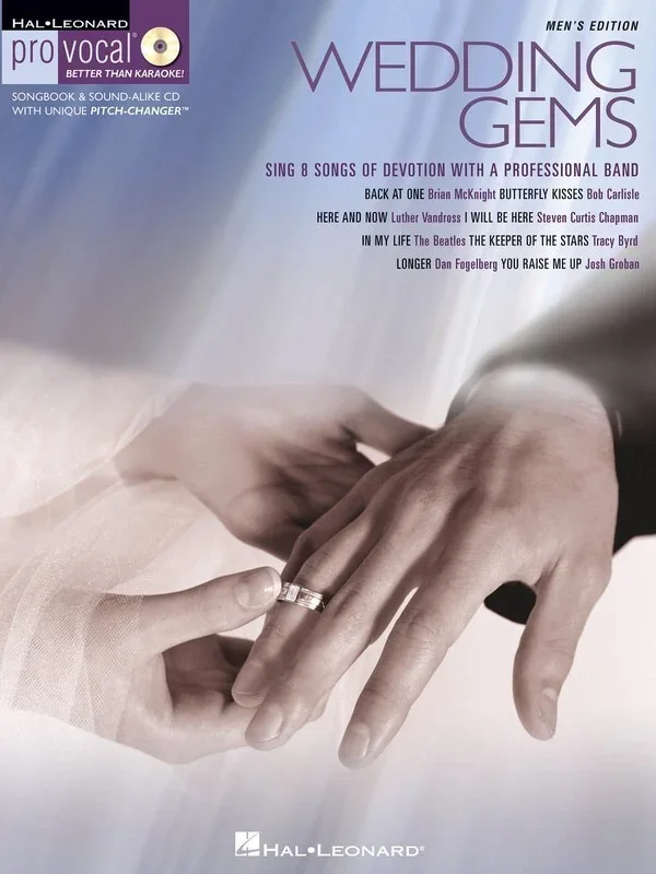 Wedding Gems Pro Vocal Mens V8 Book/CD (Softcover Book/CD)