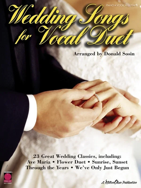 Wedding Songs For Vocal Duet High/Low Voice PV (Softcover Book)