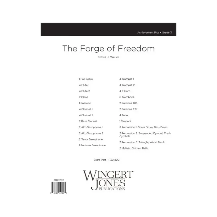 Weller, Travis – The Forge of Freedom – Full Score