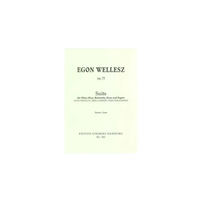 Wellesz, Egon – Suite op. 73