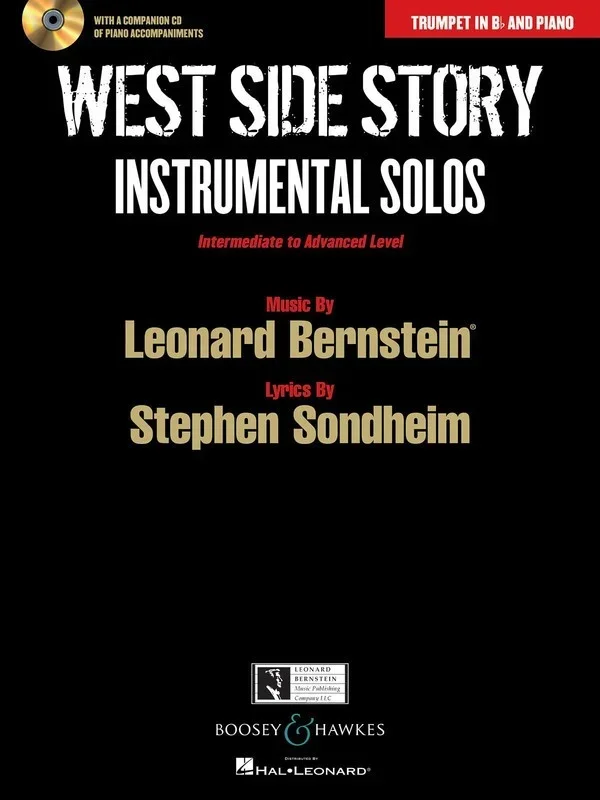 West Side Story Trumpet And Piano Book/CD Int-Adv Book