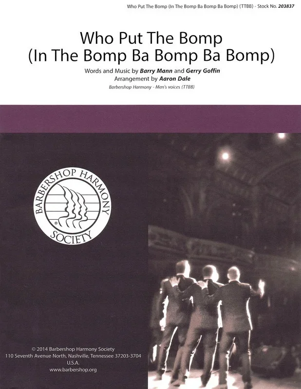 Who Put The Bomp TTBB A Cappella (Octavo)