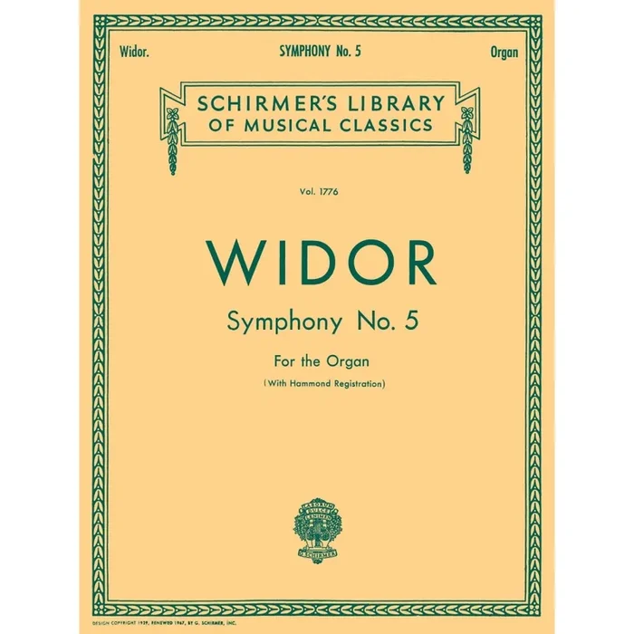 Widor, Charles-Marie – Symphony No. 5