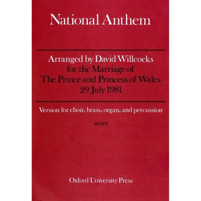 Willcocks, David – The National Anthem