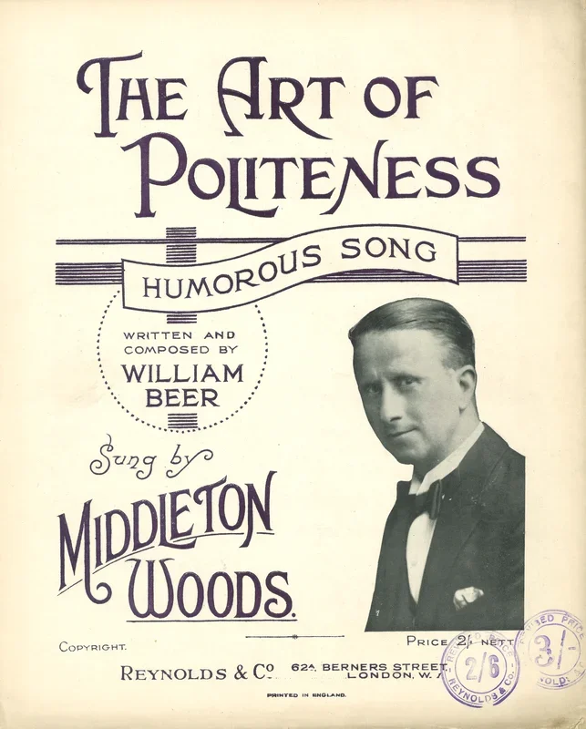 William Beer : William Beer : The Art Of Politeness – Piano, Voice – Faber Digital