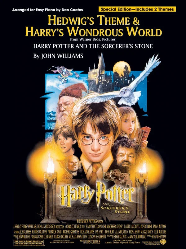 Williams: Hedwig’s Theme & Harry’s Wondrous World (arr. for easy piano)
