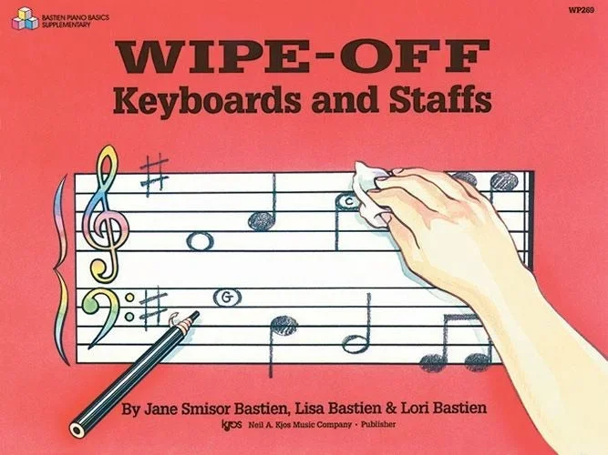 Wipe-Off Keyboards and Staffs