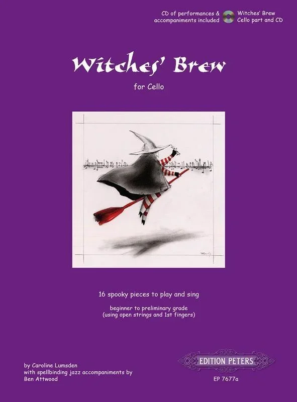 Witches Brew For Cello Book/CD (Softcover Book)