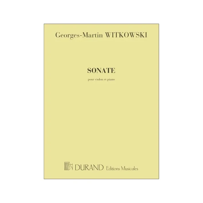 Witkowski, Georges-Martin – Sonate