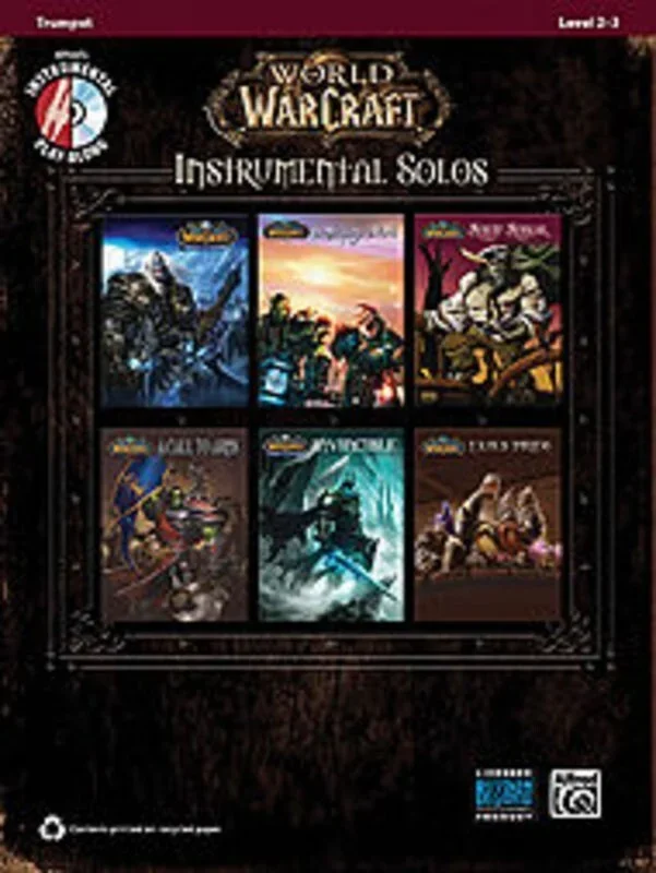 World Of Warcraft Inst Solos Trumpet Book/CD Book