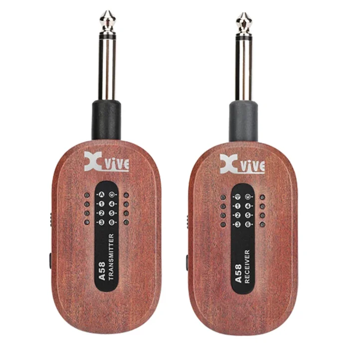Xvive A58 Guitar Wireless System (5.8Ghz) – Mahogany